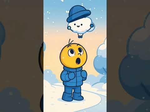 Bimo & the Snow Cloud ❄️✨ #bimo #bimoonline