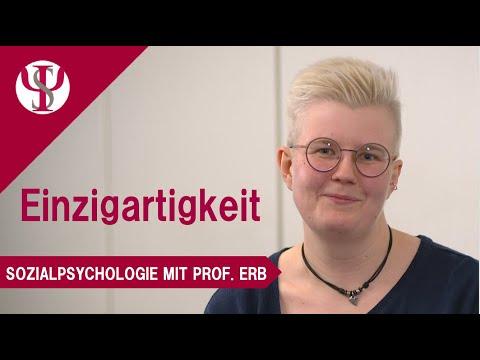 Das Bedürfnis nach Einzigartigkeit | Sozialpsychologie mit Prof. Erb
