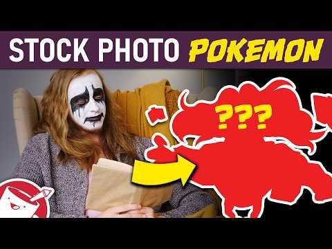 Turning Bizarre Stock Photo Men into Pokemon