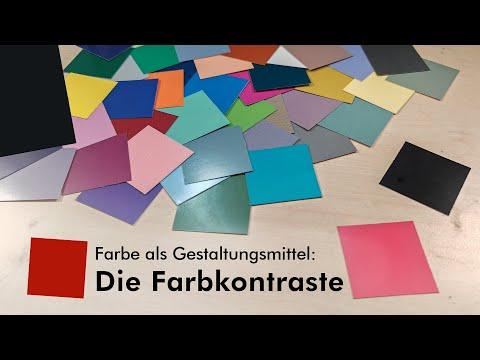 Farbe als Gestaltungsmittel: Die Farbkontraste