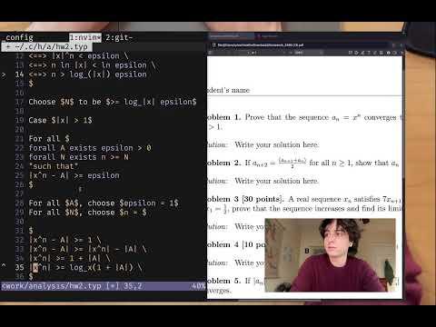 Math homework stream