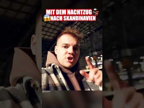 Diese fahrt mit dem Nachtzug kostet 300€ - Von Deutschland nach Skandinavien! 🤯🤔 #shortsfeed