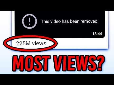 What Is The MOST VIEWED Deleted Video on YouTube?