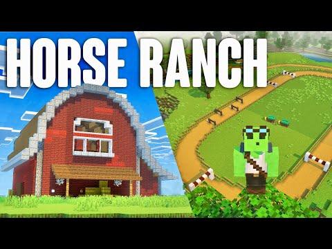 Making a HUGE Ranch for my Horses! - Let's Play Minecraft 698