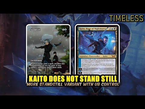 🥷🔵⚫ Kaito and Standstill: A Perfect Combination! – UB Standstill | Timeless BO3 | MTG Arena