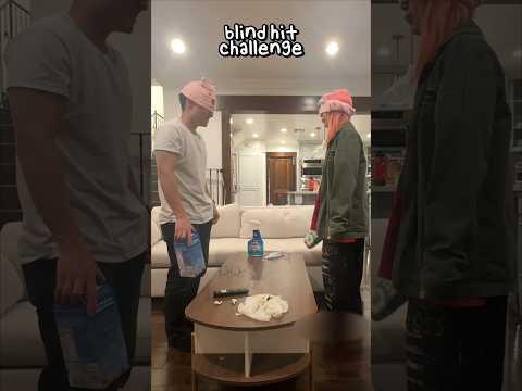 blind hit challenge w/ michael