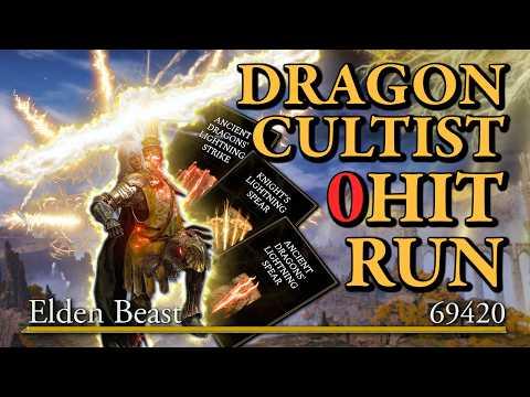 This Lightning Build Is INSANE... Dragon Cult Incantation Only No Hit Run