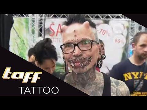 SKURILLE TATTOOS im GESICHT: Tattoo Convention Dortmund | taff Tattoo | ProSieben
