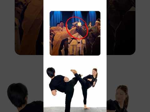 How Legit is Cobra Kai’s Cut Kick by Zara Malik? #shorts