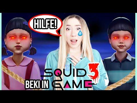 Beki macht bei SQUID GAME 3 als SPIELER 456 mit (Seilspringen sonst VERLOREN unmögliche Challenge!)