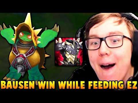 TheBausffs shows HOW TO WIN on Rammus while going 1-14 (Bausen Law)
