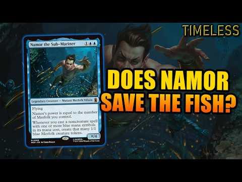 New Flying Merfolk From Marvel! Actually Very Good! | Timeless BO3 | MTG Arena