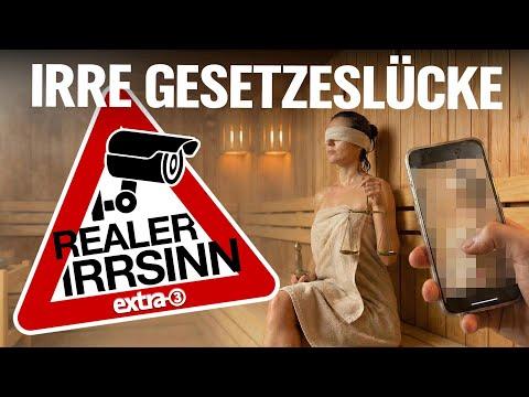 Realer Irrsinn: Nacktbilder in Sauna nicht strafbar?! | extra 3