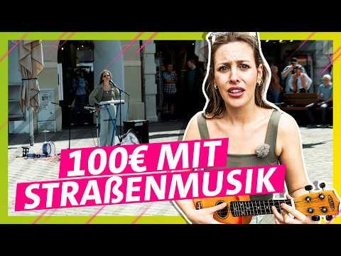 Verdiene 100€ als Straßenmusikerin in 3 Stunden