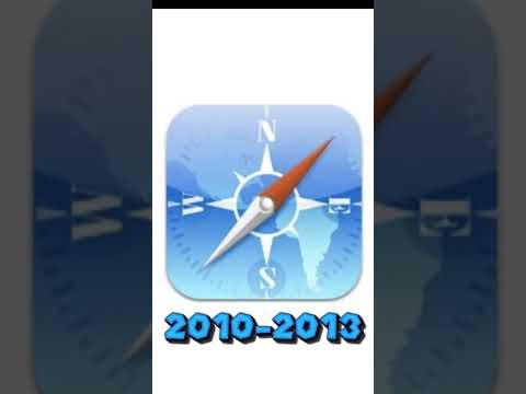 Apple iPhone Safari Logo Evolution Historical Logos #shorts #apple #iphone #technology #safari #logo