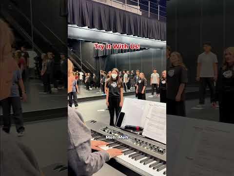 Can you do them? 🎤 Try our Choir Vocal warmups today! #childrenschoir #choirchoirchoir #vocalwarmup