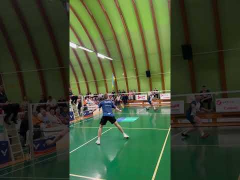 Rasmus Gemke Vs Oldorff with an amazing Net kill #badminton #bulutangkis #badmintolovers