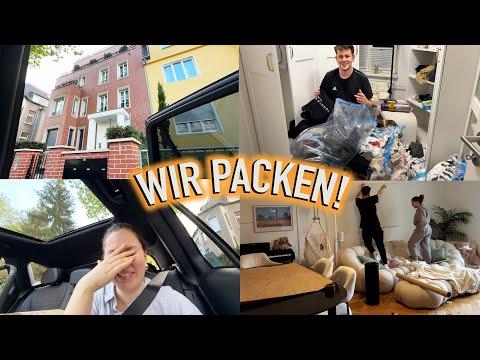 WIR HABEN ES UNTERSCHÄTZT! 📦🤯🏡 (Kartons packen, Ausmisten) - UMZUGSVLOG #1 |  Sonny Loops
