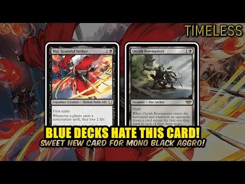 Blue Decks’ Worst Nightmare – Mai & Bowmasters | Mono Black | Timeless BO3 | MTG Arena