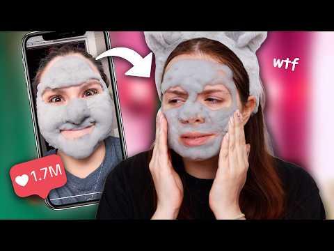 Ich teste die VERRÜCKTESTEN Beauty Produkte 😳 (wer hat sich das ausgedacht?)