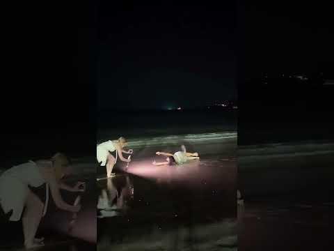 Editing our vacation like a horror movie #beach