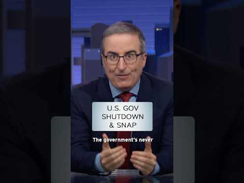 U.S. Government Shutdown & SNAP #lastweektonight