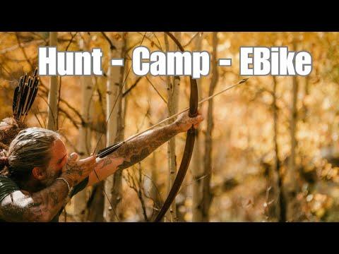 SOLO Hunting, Camping and E-Bike #survival #hunting #ebike #camping #nature #bushcraft  #diy