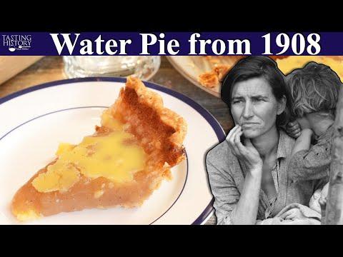 “Depression Era” Water Pie