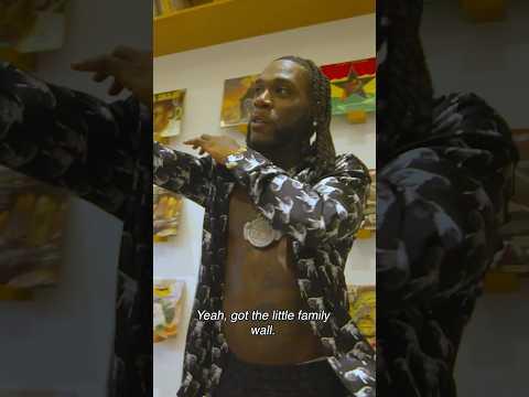 Burna Boy's Favorite Room Has His Vinyl Collection