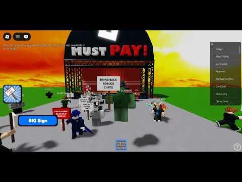 roblox please bring back chat