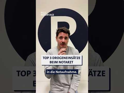 Alltag beim Notarzt: Welche Drogen führen am häufigsten zu Einsätzen? 🚑