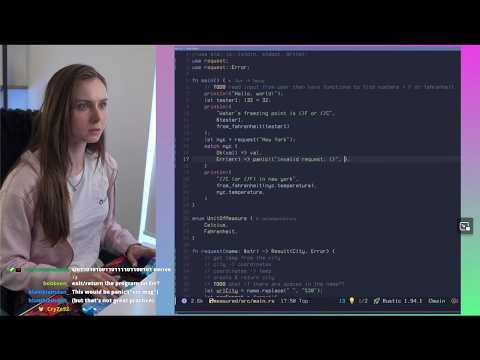 LIVE: starting the first project in Rust