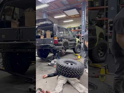 Chopping up a Land Cruiser to fit 38” tires