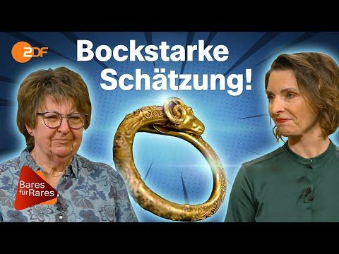 Den Tränen nah: Goldener Armreif mit Widderkopf glänzt in Expertise & Händlerraum | Bares für Rares