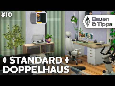 Hobby Dachboden 🏠🏠 Doppelhaus in Die Sims 4 bauen 💚 Let's Build #10 (deutsch)