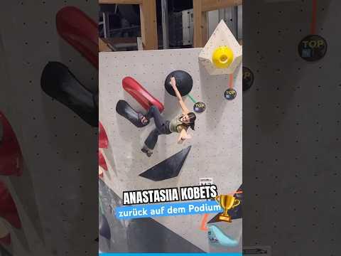 ANASTASIIA KOBETS holt den Titel am Paddle-Dyno 🏆 | Deutschland Cup Hannover | BOULDER BUNDESLIGA