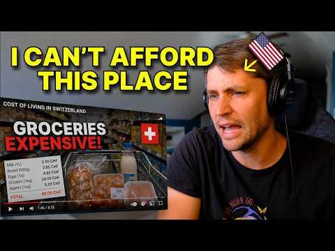 American reacts to How is it like Living in Switzerland - The MOST EXPENSIVE Place in The World