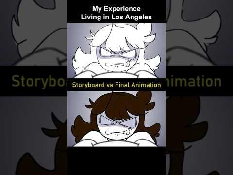 Storyboard vs Animation: Living in Los Angeles (shot 7)