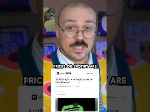 SPOTIFY IS RAISING ITS PRICES  💸💢