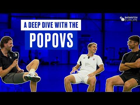 Popov brothers FULL INTERVIEW: Olympics, Doubles, Rivalry & the future of French badminton