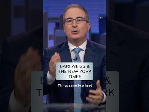 Bari Weiss & The New York Times #lastweektonight
