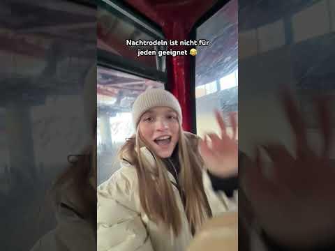 Nachtrodeln in Österreich 😍🛷 #schlittenfahren #lisaküppers