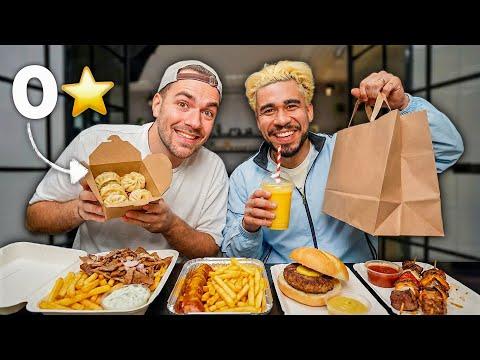 Wir bestellen bei 0⭐️-Restaurants 🤔 (wer findet das bessere?)