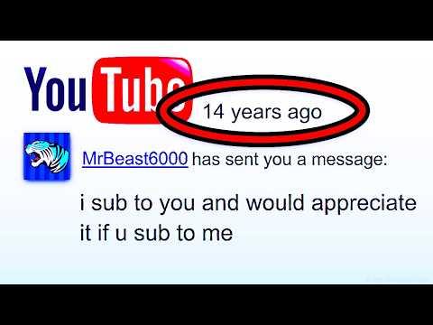 MrBeast Asking People To Subscribe 14 YEARS Ago?!?