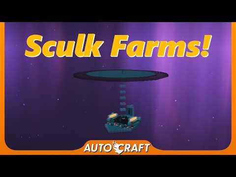 Automatically Farming Sculk Blocks, Shriekers and Sensors! (AutoCraft ep. 154)