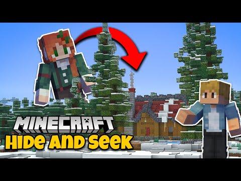 Minecraft Hide and Seek! Winter Woodland Edition!