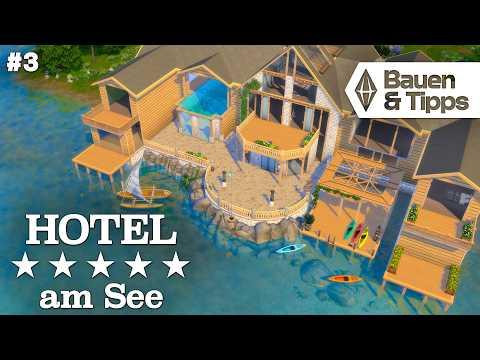 Hotel am See bauen #3 🏹 💚 Die Sims 4 Auf ins Abenteuer Pack