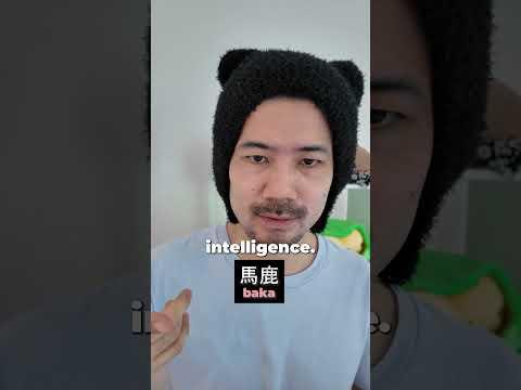 馬鹿 vs. アホ #learnjapanese