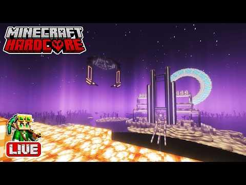 A Massive Sun in the End in my 55,500 Day Hardcore Minecraft World