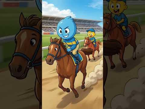 Bimo and Friends Ride Horses 🐴✨ #bimo #cartoon #bimoonline